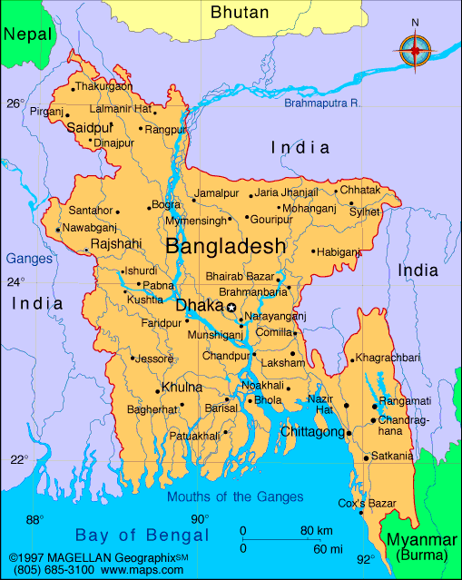 Barisal Map